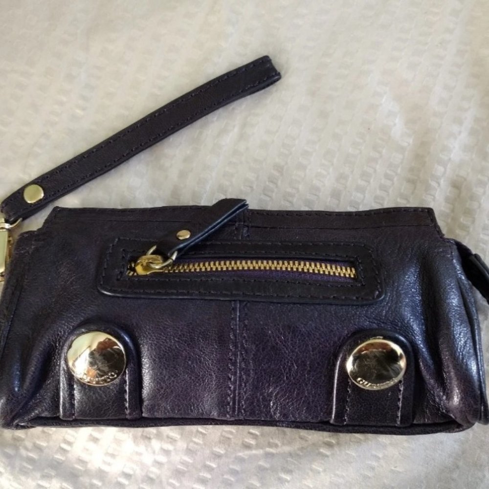 Gustto Purple Leather Wallet